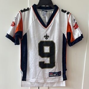 NWOT Drew Brees Super Bowl On Field Reebok Size Youth Small (8)